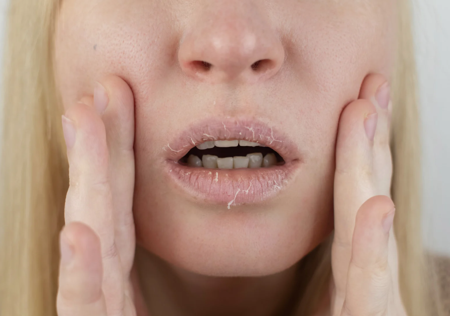 איך לרכך שפתיים יבשות